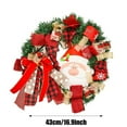 thumbnail image 2 of Elegant Holiday Wreath for Front Door Festive Indoor Outdoor Greenery with Berries for Seasonal Celebrations and Parties, 2 of 6