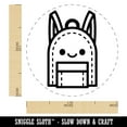 thumbnail image 2 of Kawaii Backpack Teacher School Self-Inking Rubber Stamp Ink Stamper - Orange Ink - Medium 1 Inch, 2 of 7