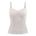 thumbnail image 5 of No Boundaries Lace Trim Cami Top, Women's, 5 of 5