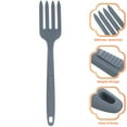 thumbnail image 2 of CIMAXIC Silicone Tongs Dark Blue Ergonomic Noodle Cooking Fork for Fruit 4Pcs, 2 of 6