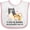 White and Pink, variant on Inktastic I Love My Grandma Loves Me Cat Boys or Girls Baby Bib