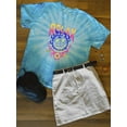 thumbnail image 3 of Flaming Globe And Eyeball Tie Dye Cyclone Women -Image by Shutterstock, Female Small, 3 of 4