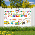 thumbnail image 6 of Colorful Design Kindergarten Banner Decorative Classroom Backdrop for Kids School Entry Learning Celebration, 6 of 7