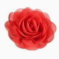thumbnail image 4 of Chiffon Flower Hair Clips/Pins for Girls in 20 Colors, Princess Hair Wear, 4 of 21