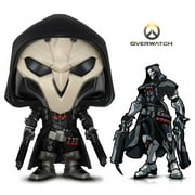 Warp Gadgets Overwatch Bundle - Funko Pop & Figpin - Reaper - Collectible Vinyl Figure and Enamel Pin (2 Items)