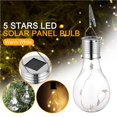 thumbnail image 4 of Billuyoard Bombilla de luz solar LED, impermeable, giratoria, para decoración de exteriores, muebles de jardín, lámpara de hadas transparente Iluminación y accesorios blanco cálido, 4 of 6