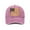 Pink, variant on Pink USA Patriotic Baseball Cap 250 Anniversary USA Hat American Flag Printed Adjustable Hat Unisex