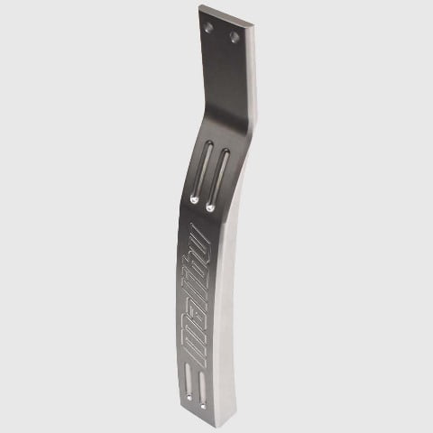 Malibu Boat Short Vertical Handle 5550115 | 1 1/2 x 11 3/4 Inch Gray