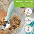 thumbnail image 4 of Heavy Duty Metal Ice Cream Scoop - Dishwasher Safe Ice Cream Scooper - Commercial Icecream Scoop Spade - Professional Kitchen Gadgets for Gelato, Melon, Sundae - Cookie Spoon - Mint, 4 of 7