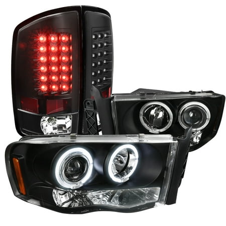 Spec D Tuning 2002 2005 Dodge Ram Projector Headlights Led Tail Departments