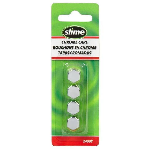Bouchons de valve en chrome de Slime 4pc