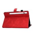 thumbnail image 6 of Luxurious Premium PU Leather for Samsung Galaxy Tab S8 2022/Tab S7 2020 11 inch Case with Pencil Holder [PU Leather Durable] Auto Sleep & Wake Flip Magnetic Kickstand Drop Shockproof Cover - Red, 6 of 6