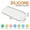 White, variant on 1Pcs Silicone Kitchen Soap Tray, Sink Tray for Kitchen Counter/Soap Bottles, Sponge Holder and Organizer