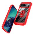 thumbnail image 2 of For Google Pixel 9 Pro Pixel 9 Case Alloy Lens Frame PC TPU Kickstand Phone Back Cover - Blue, 2 of 5