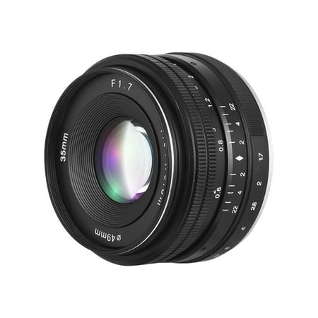Sony Nex 3n 35mm F1.7 Large Aperture Manual Prime Fixed Lens for Sony E-Mount Digital Mirrorless Cameras NEX 3 NEX 3N NEX 5 NEX 5T NEX 5R NEX 6 7 A5000 A5100 A6000 A6100 A6300 A6500 ()