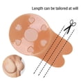 thumbnail image 2 of 2 Pairs Adhesive Invisible Bra, Sticky Backless Strapless Bra Nipple Covers for Women (D/E Cup), 2 of 8