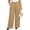 05 Khaki, variant on Women's Plus Size Dress Pants High Waist Wide Leg Work Pants Flowy Business Casual Palazzo Slacks Trousers with Pockets(XL-5XL)