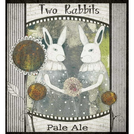Two Rabbits Pale Ale Stretched Canvas - Sarah Ogren (24 x