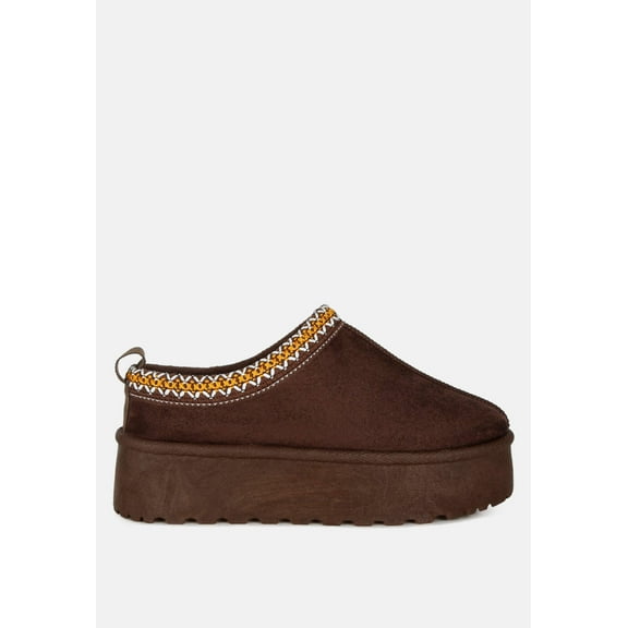 Jesters Embroidered Platform Classic Slip-On