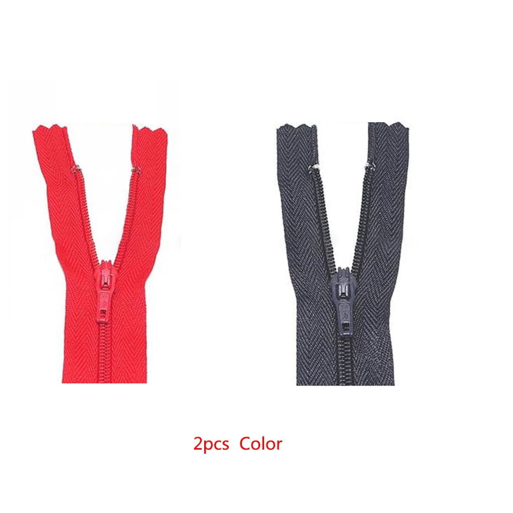 2pcs 70cm Colorful Open End Nylon zipper Open Invisible Soft Nylon