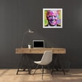 thumbnail image 3 of Stephen Chambers 15x15 White Modern Wood Framed Wall Art Titled - Joe Biden, 3 of 6