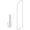 White, variant on Cobb Promo Solid Yellow Color Advertising Decorative Feather Flag with Complete 15ft Pole kit and Ground Spike
