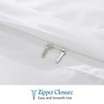 thumbnail image 4 of 900 TC 100% Egyptian Cotton Duvet Cover Zipper Closur Ultra Soft Durable and Fade Resistant Solid Pattern, 4 of 8