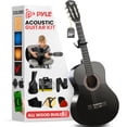 thumbnail image 1 of Guitarra acústica Pyle Beginner 4/4 de tamaño completo con accesorios, 1 of 7