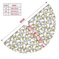 thumbnail image 3 of Sikiie Ducky 30-48 inches {designName} Print Christmas Tree Skirt Snowman Xmas Tree Skirt with Edge Christmas Decorations for Holiday Party, 3 of 7