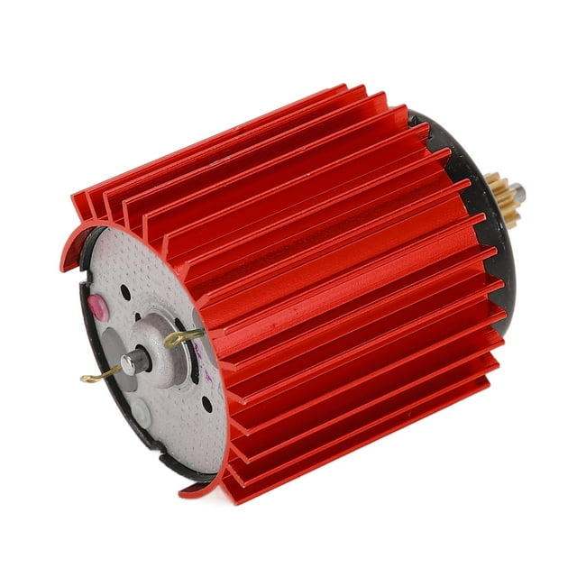 Pièce de Mise à Niveau de Voiture de RC, Moteur Exactement Équilibré de Rotor 52000 Rpm RC 370 pour WPL D12 Bleu, Rouge