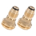 thumbnail image 2 of 2pcs Gas Propane Connector Propane Tank Adapter Propane Quick Connect Fitting Pol To Qcc1 Connector Propane Gas Fitting Hose Adapter, 2 of 9