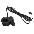 thumbnail image 3 of Bike Throttle Accelerator, 175cm Cable Practical Electric Bike Thumb Throttle  For Conversion, 3 of 8
