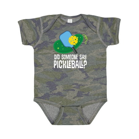 

Inktastic Did Someone Say Pickleball Gift Baby Boy or Baby Girl Bodysuit