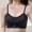 Black, variant on Xysaqa Bandeau Strapless Bra for Women Front Closure Wirefree Invisible Seamless Bra Bralette Comfy Breathable Tube Top Bras with Removable Straps