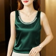 thumbnail image 3 of Bixock Women's Summer Tank Tops Casual Sleeveless Shirts Blouse for Women Solid Color Round Neck Top Loose Casual Fashion Daily Wear Soft Shirts, 3 of 4