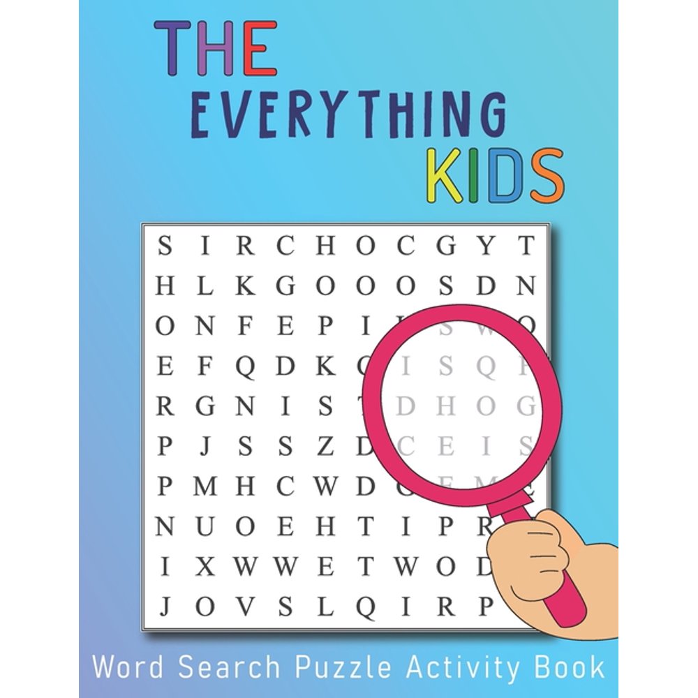 word search puzzle activity book word search puzzles for kids ages 6 8