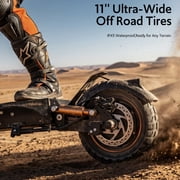 Electric Scooter for Adults with 48V 15Ah Battery, 31-Mile Rangel, 1200W Motor, 11 Tires for City and Off-Road