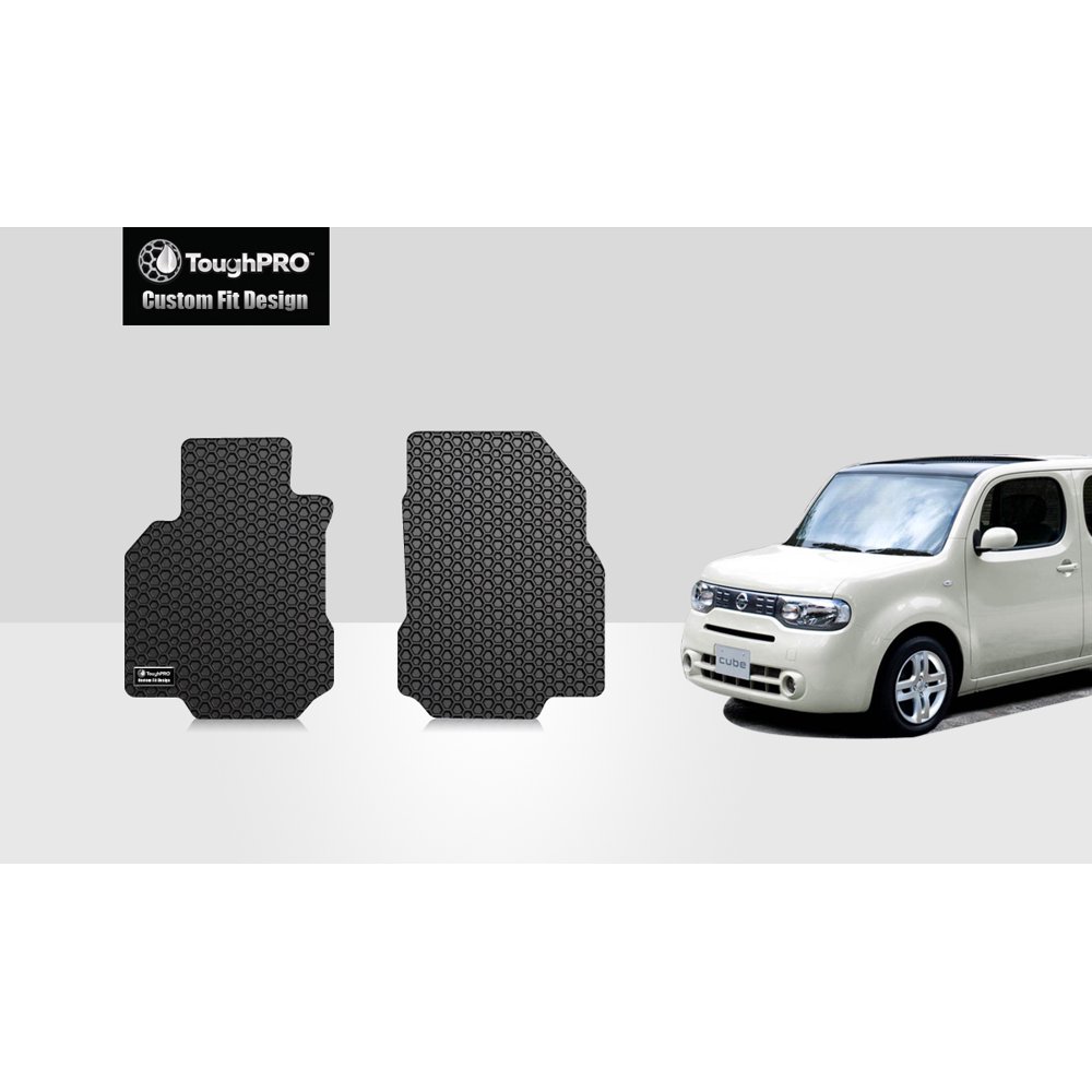 ToughPRO NISSAN Cube Two Front Mats All Weather Heavy Duty