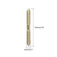 thumbnail image 2 of Uxcell 8x28mm Hanger Bolts, 6 Pack Double Ended Self Tapping Thread Dowel Screws, 2 of 5