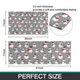 thumbnail image 7 of Gray Christmas Snowman Pattern Kitchen Rugs Sets Of 2,Anti Fatigue Kitchen Mat Rugs Non Slip Washable,Decorative Kitchen Floor Mats for Kitchen,Sink,Laundry,17"x30"+17"x47", 7 of 7