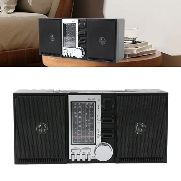 Radios Portable AM , Bluetooth Speaker Stereo Portable Radio with 2400mAh Battery, Long Play Time for AM Radio and Music Streaming