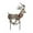 A, variant on FastXmas 1pc Christmas Lighted Deer Decoration, 11.8" Light up Christmas Decor Reindeer,Christmas Day Glowing Reindeer Ornaments for Indoor Outdoor Front Yard Porch with LED Lights, Ground Stake