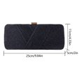 thumbnail image 3 of Bolso De Noche Bolso bandolera para mujer Durable Glitter Ligero Party Gathering (Negro), 3 of 5