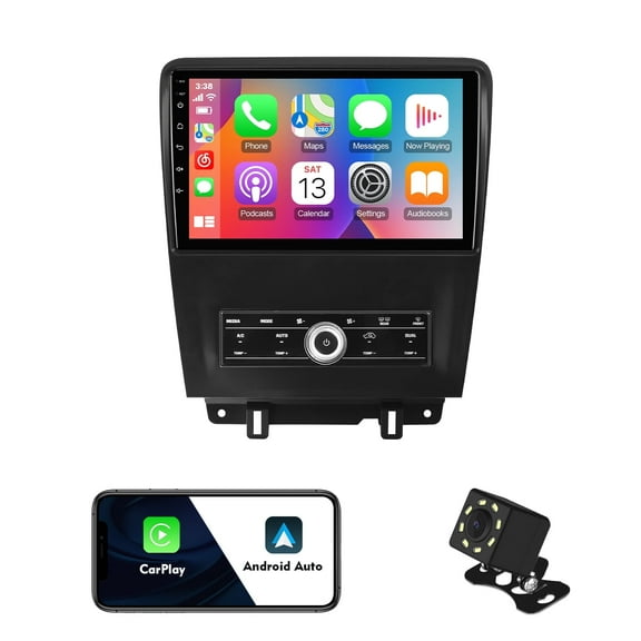 FeirTon 10.1" Android 12 IPS Touchscreen Double Din Car Stereo for Ford Mustang 2010-2014, 2 32GB