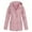 Pink, variant on QIPOPIQ Clearance Rain Jackets for Women Solid Rain Jacket Waterproof Outdoor Plus Size Hooded Raincoat Windproof Fall Jackets for Women