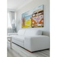 thumbnail image 4 of "Beach Bus" Painting Print on Wrapped Canvas, 4 of 5