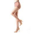 thumbnail image 3 of MeMoi Ultra Sheer Control Top Pantyhose - Womens - Female (XL-4, Honey), 3 of 6