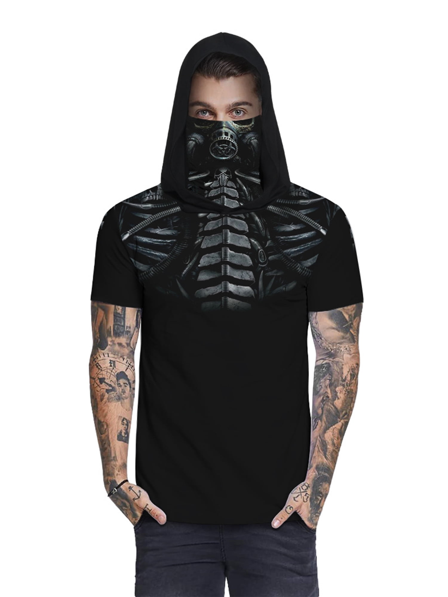 muscle fit graphic tees