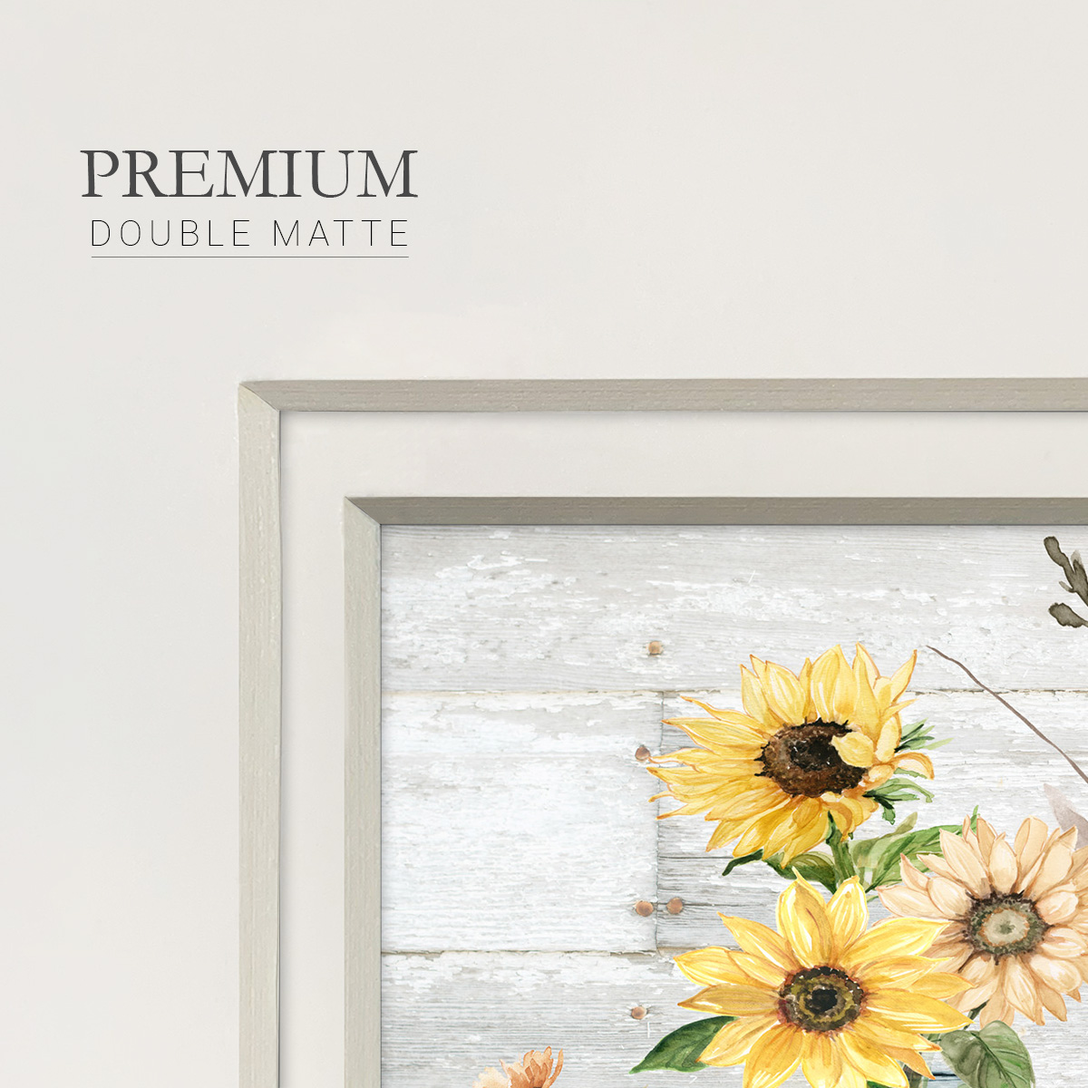 Sunflower ExtravaganzaPremium Framed Print
