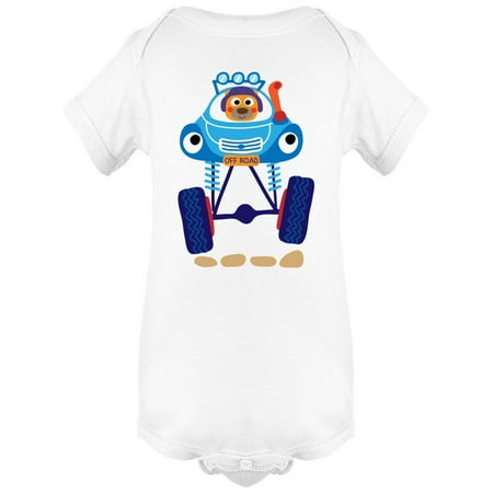 

Modified Car Off Road Animal Bodysuit Infant -Image by Shutterstock 6 Months